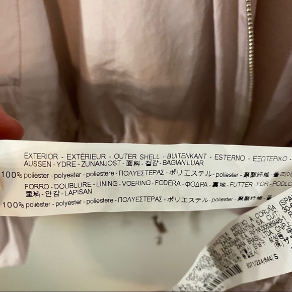 Zara Cinch Waist Bomber Jacket - Picture 8 of 8